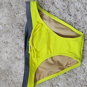 Victoria secret sport swim bottom XS yellow